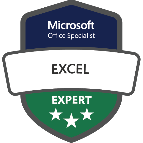 Microsoft Office Specialist Excel Expert Badge