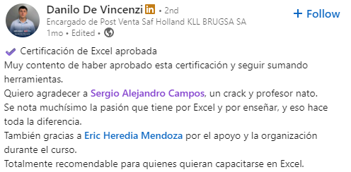 Testimonio Danilo De Vincenzi