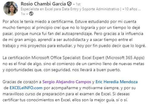 Testimonio Rosio Chambi