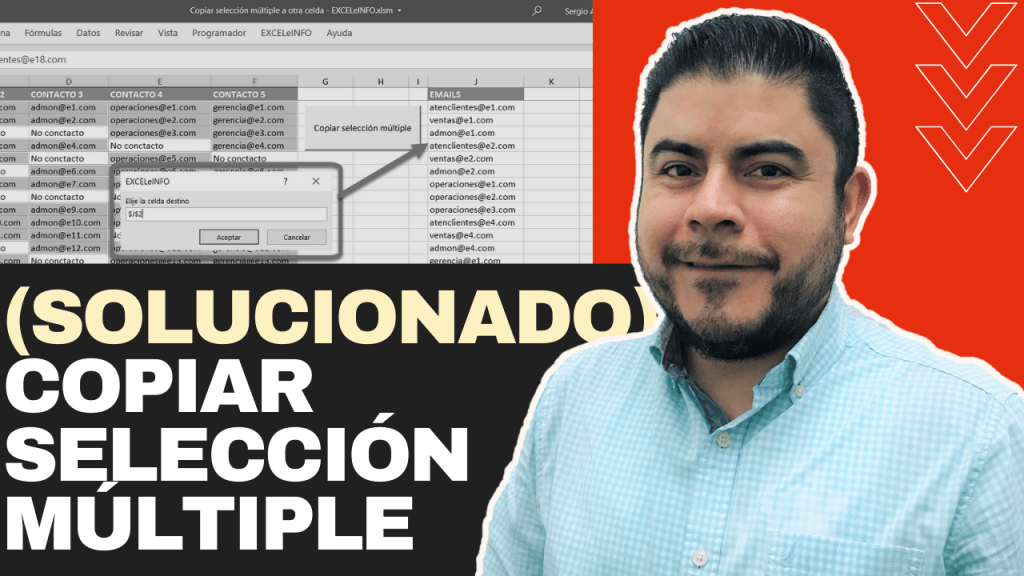 Solucionado Copiar celdas de selecciones múltiples en otro rango en Excel VBA