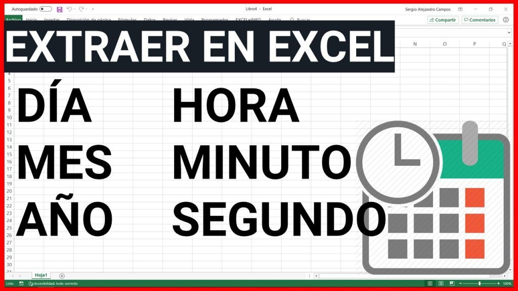 Extraer fechas y horas de celdas de Excel y Separar texto en columnas
