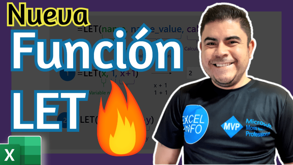 Función LET en Excel - Variables en fórmulas y funciones