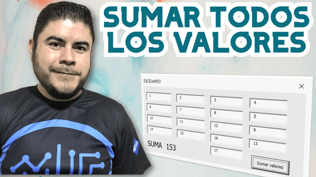 Sumar todos los TextBoxes de un Formulario Fácil y rápido