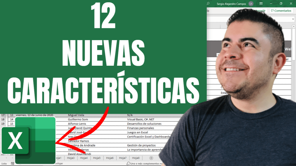 12 nuevas características liberadas para Excel