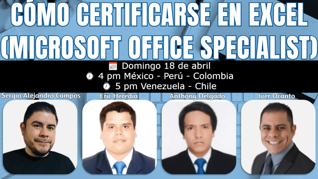🔴 CÓMO CERTIFICARSE EN EXCEL (MOS) ft. Eric Heredia y Anthony Delgado de CAP-IT CIX - PODCAST