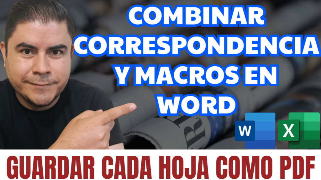 Combinar correspondencia e imprimir PDFs