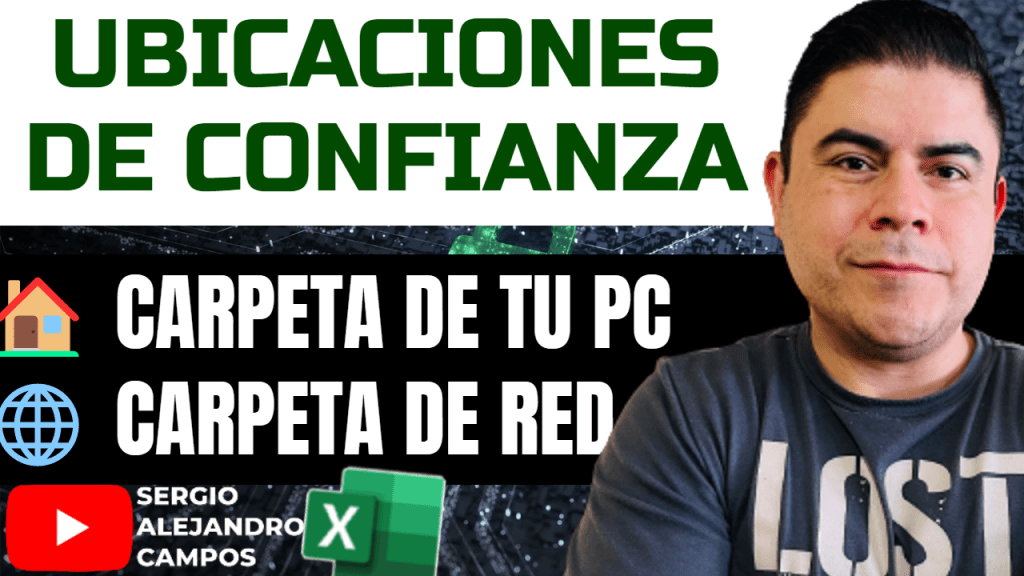 Ubicación de confianza en carpeta local y de red