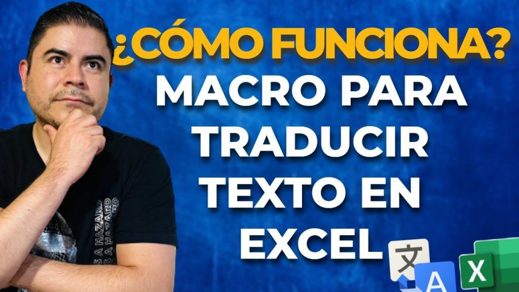 Macro en Excel para traducir texto