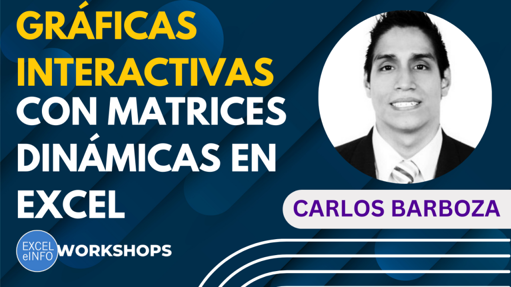 GRÁFICAS INTERACTIVAS CON MATRICES DINÁMICAS EN EXCEL ft. Carlos Barboza