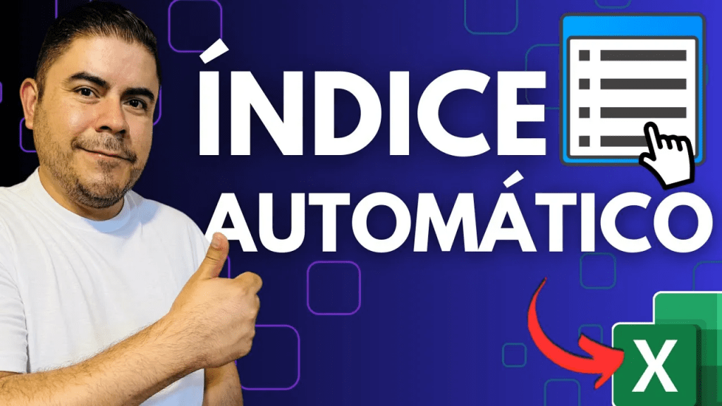 Crear Hoja de ÍNDICE con LINKS Excel - exceleinfo