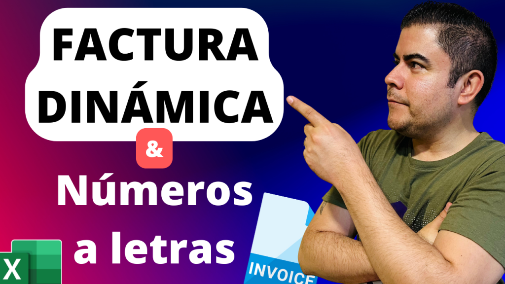 Detalle de factura y números a letras
