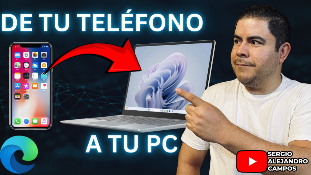 Cargar desde un dispositivo móvil en Edge