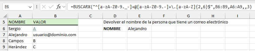 BUSCARX en Excel ya soporta Expresiones regualrs (RegEx) - exceleinfo - deztaca