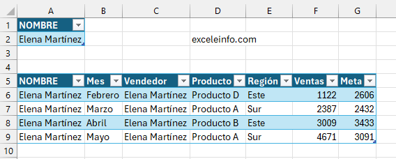Devolver todas las coincidencias usando Power Query