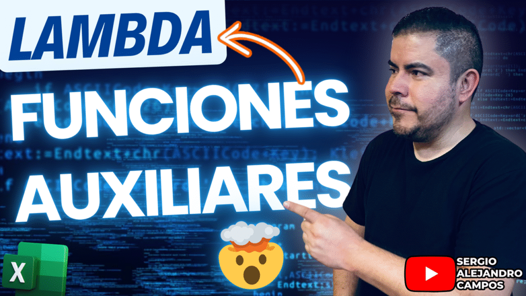 Funciones auxiliares de LAMBDA en Excel
