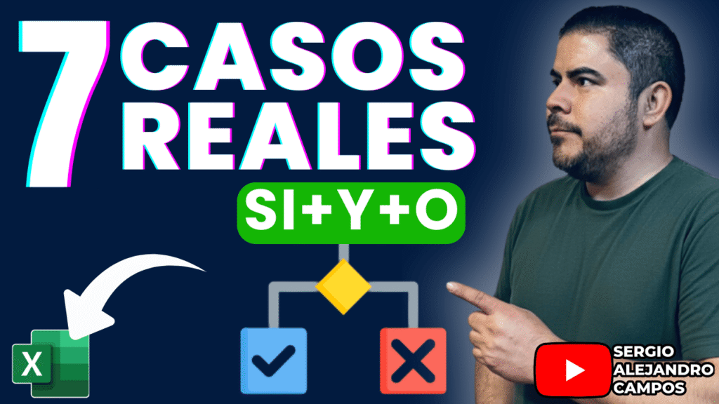 7 ejercicios prácticos usando Funciones condicionales SI, Y y O