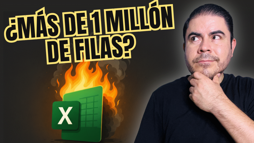 5 maneras de trabajar con archivos de más de millón de filas en Excel