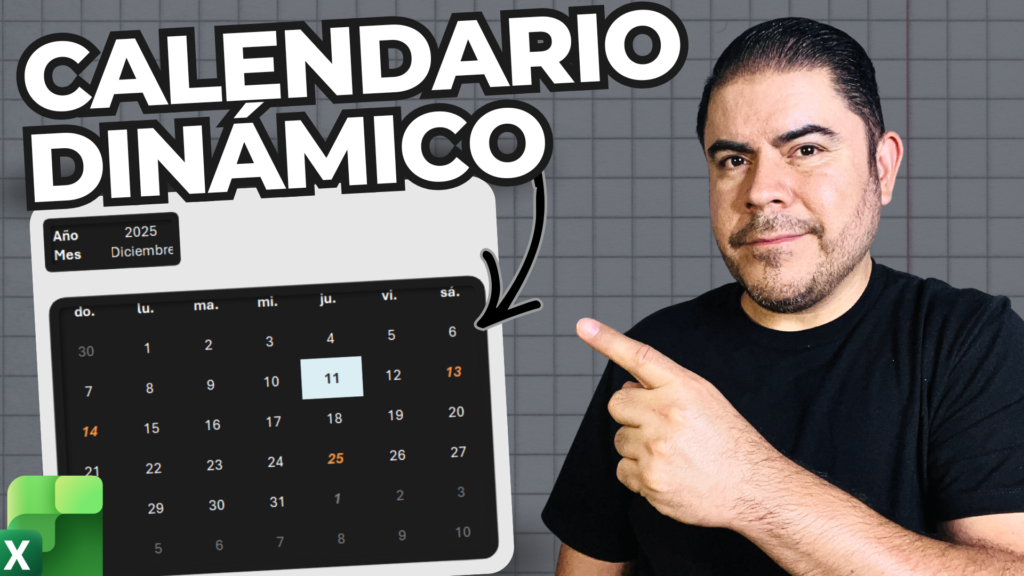 Calendario dinámico en Excel