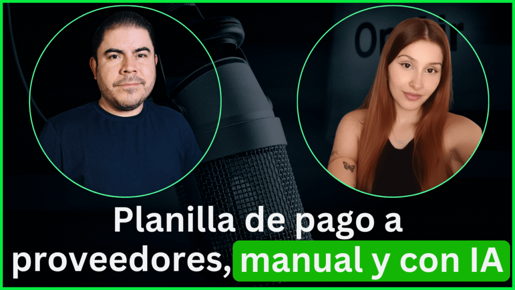 Planilla de pago a proveedores
