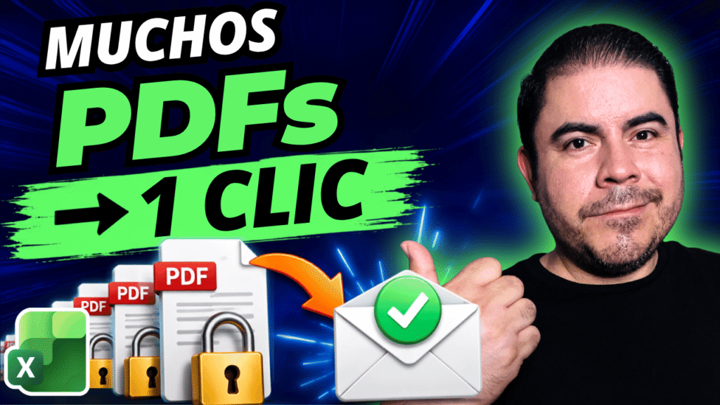 Enviar emails masivos adjuntando archivos PDFs con contraseña